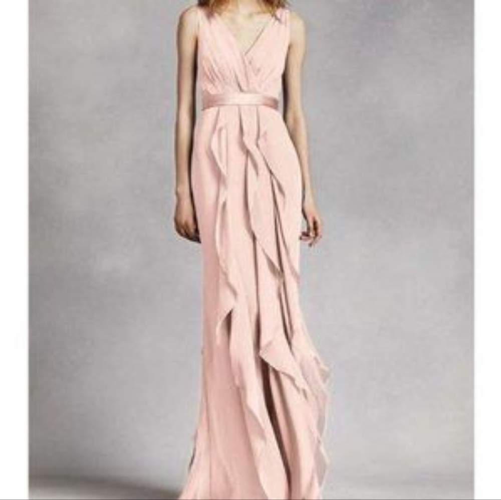 NWT White by Vera Wang dress - petal pink size 18